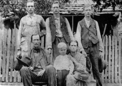 Taylor family, Dean (Carroll County), Arkansas, circa 1905