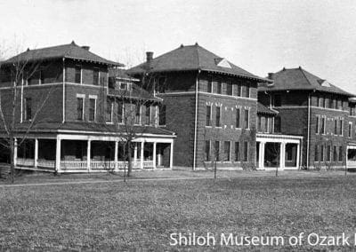 Carnall Hall, University of Arkansas, Fayetteville, about 1920.