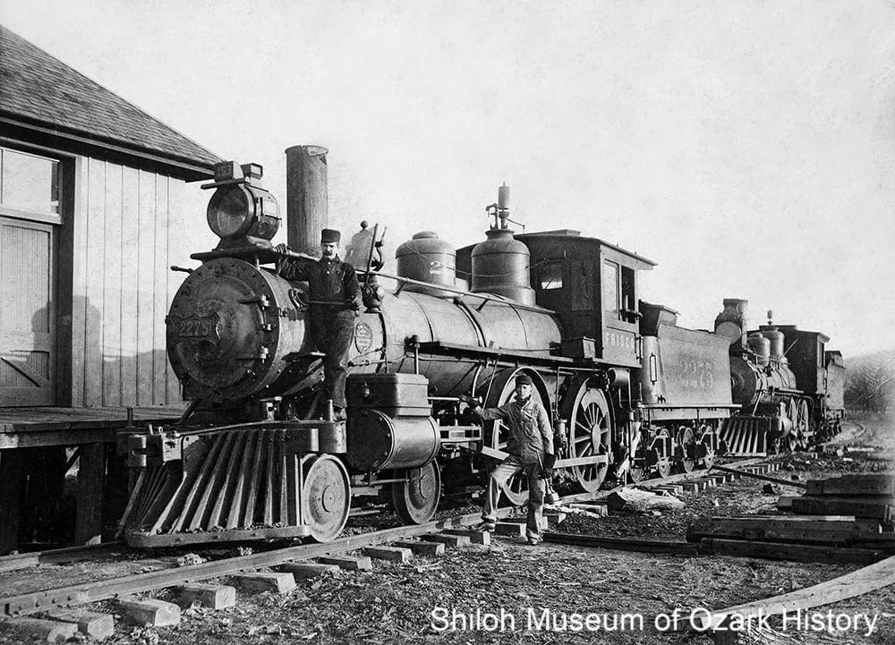 Frisco engine 2275, Washington County, Arkansas, circa 1903