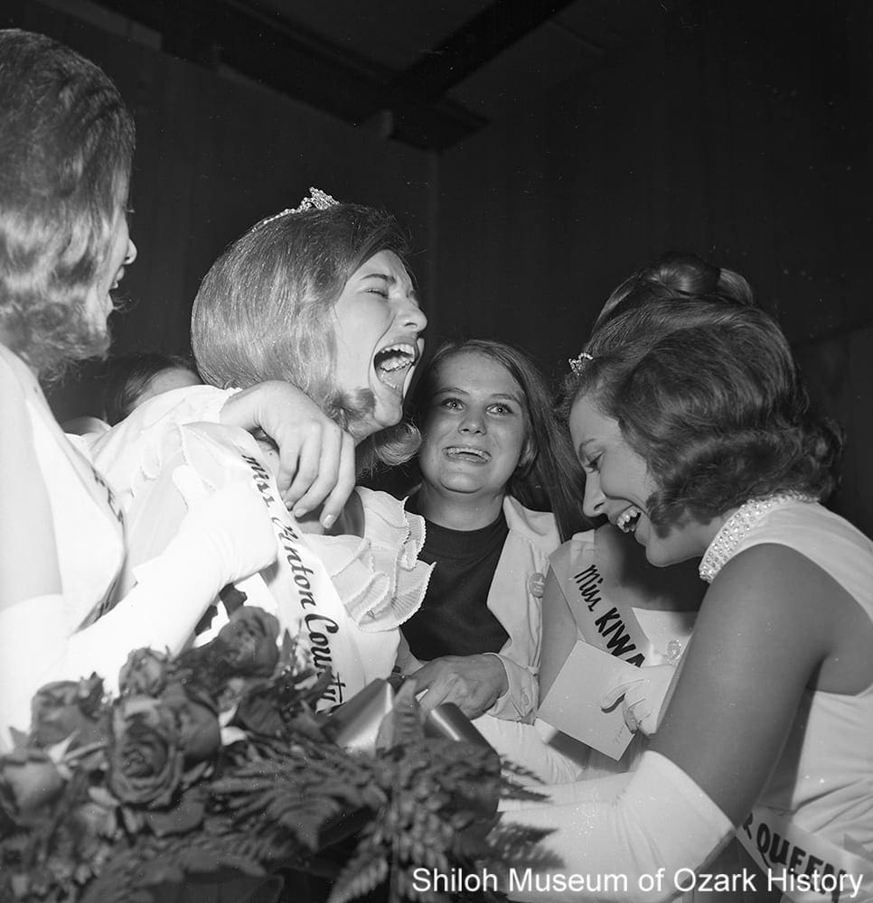 Cathy Horton, Miss Benton County Fair 1969, Bentonville, Arkansas, September 16, 1969. 