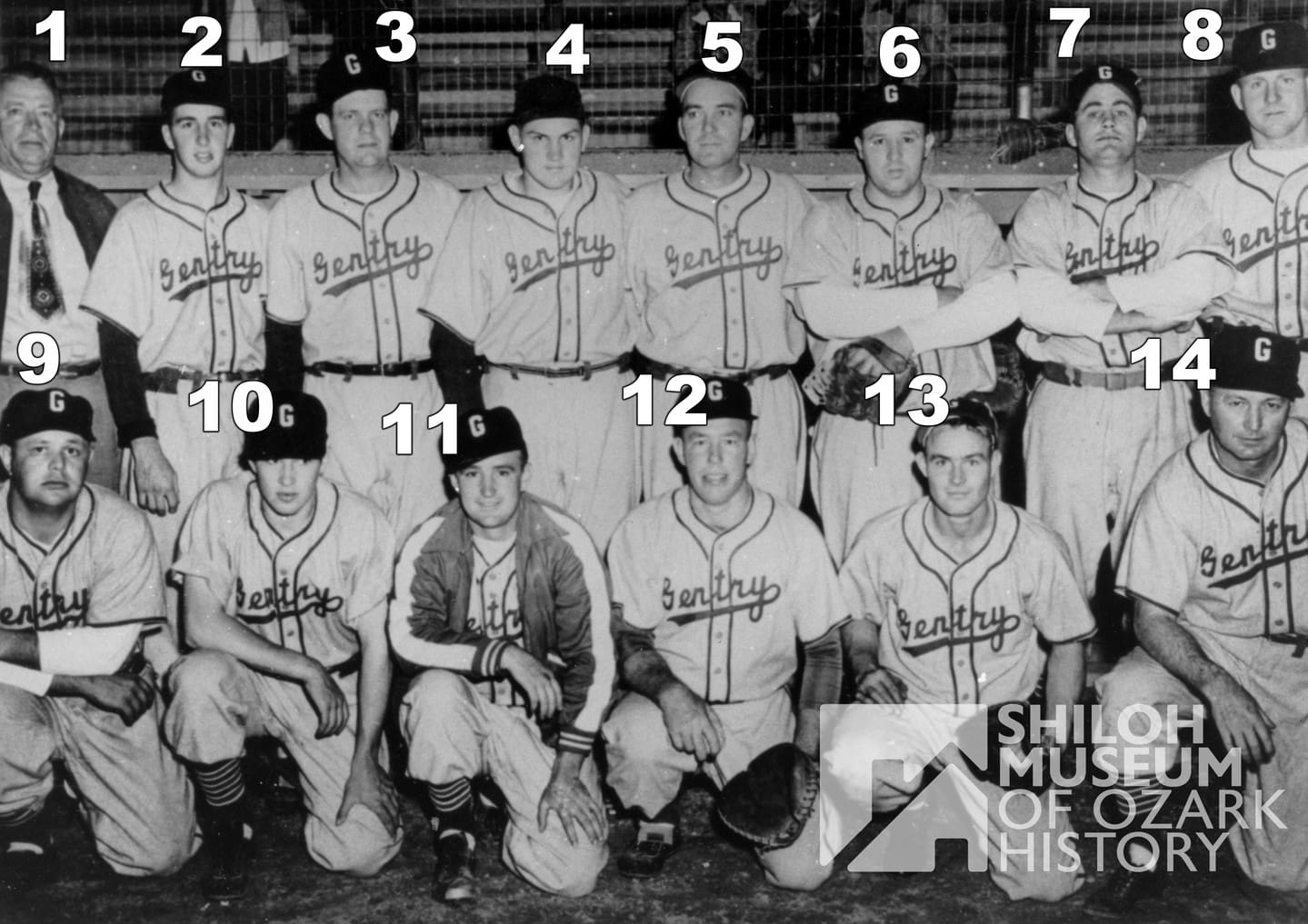 ⚾ Put me in, coach! We don’t have any IDs for this 1952 Gentry 🧢🧢🧢 baseball team, some of whom look older than high school age. Any local sports historians out there? We’d love to know who these men are and if they played in some sort of league.
Drop your thoughts in the comments below.
Photo from the Benton County History Book Collection (S-92-49-254).
#PhotoIDFriday #GentryArkansas #GentryBaseball #ArkansasBaseball #OzarkHistory