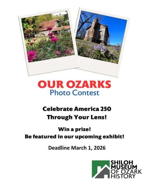 🌟 Only 11 days until deadline to enter the Our Ozarks 📷photo contest📷 here at Shiloh! We would love to see more photos that were taken in Carroll, Boone, Madison, and Newton counties, though images from Washington and Benton counties are welcome as well. Visit our website to learn more!
#ArkansasPhotography #OzarkPhotography