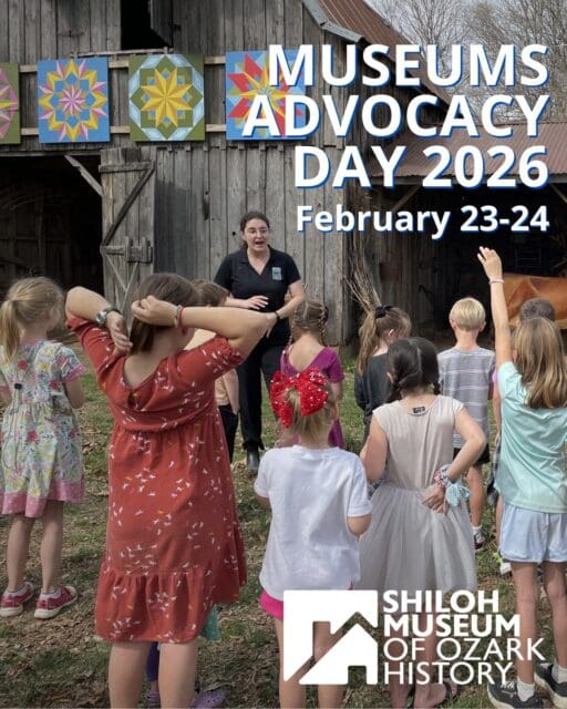 Today is Museums Advocacy Day, and we’re taking a moment to celebrate the heart of the Ozarks. 🏛️❤️

Museums are more than just buildings; they are classrooms for our kids, keepers of our family stories, and the "living rooms" of our community.

Whether it’s a school field trip or a quiet afternoon exploring One Step Higher: Five Generations of a Black Ozark Family, museums like Shiloh provide the connection we need to understand where we’ve been and where we’re going.

Our elected officials need to hear that these spaces matter to you. Support from the American Alliance of Museums helps keep these doors open, but your voice is what makes the difference.

We want to hear from you: What is one thing you or your family have learned or discovered at a museum that you'll never forget? Share your "museum moment" in the comments! The more stories we share, the stronger our case for support becomes. 👇

#MuseumsAdvocacyDay #ArkansasOzarks #OzarkHistory