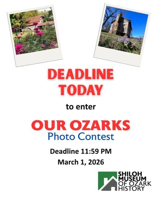 😮 This is it! Today is the last day to submit your images in the Our Ozarks 📷 photo contest. Deadline is 11:59 p.m. March 1. Don’t let this opportunity slip by!
Details in the comments. 👇
#ArkansasPhotoghy #OzarkPhotography