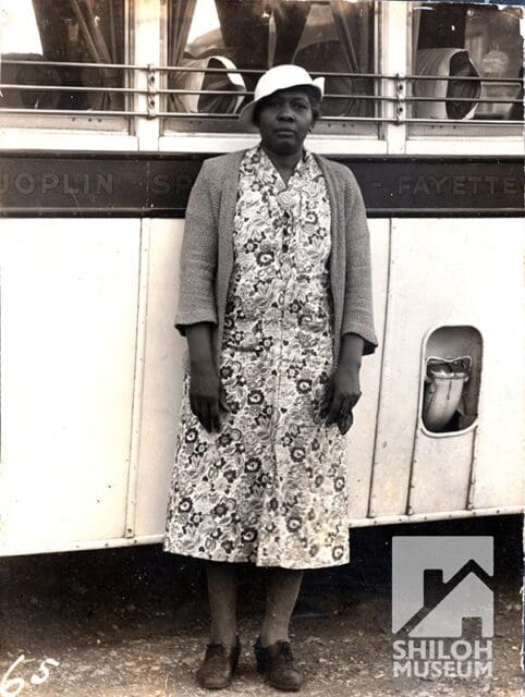 Clara Manuel Hayes (1881-1946), the oldest born to Joseph and Susan Manuel, was married to Leonard Charles Hayes (1882-1933), who came to Fayetteville from Springfield, Missouri. He built a seven-room home on family property on Olive Avenue.

They had nine children, one of whom died as a newborn and the other, Edgar, when he was about five, leaving seven others to raise: daughters Catherine, Zoline, Christine, Gussie, Mary, and Betty, and son Ralph, whom everyone called “Buddy.” 

Their story, and others in her family, are told in Shiloh’s exhibit, One Step Higher: Five Generations of a Black Ozark Family, which will return to viewing by the public once museum renovations are completed in mid-March.

Photo is from the Shiloh Museum’s Betty Hayes Davis Collection (S-2015-71-15).

#BlackHistoryMonth #BlackHistory #AfricanAmericanHistory #ArkanasOzarks #OzarkHistory