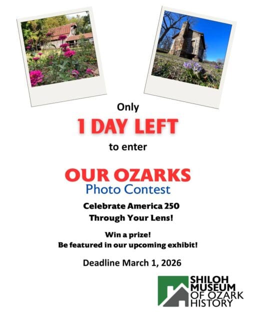 😲 What? You still haven’t entered the Our Ozarks 📷 photo contest? You still have time. Deadline is 11:59 p.m. Sunday, March 1! 

Details in the comments. 👇

#ArkansasPhotography #OzarkPhotography