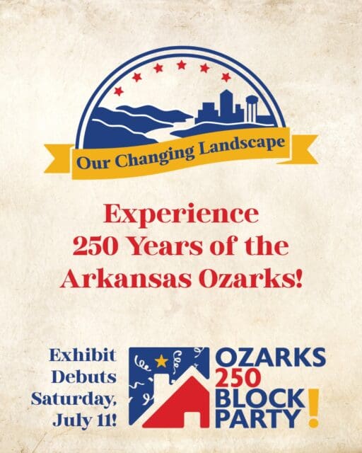 The countdown is ON! ⏳ This Saturday, July 11, the museum grounds come alive for the Ozarks 250 Block Party, which marks the grand opening of our major new exhibition, Our Changing Landscape! 🖼️✨
Timed with America’s semiquincentennial, this exhibition explores the profound transformation of the Arkansas Ozarks and its people over the last 250 years. Through a curated selection of historical photographs and artifacts, you'll see firsthand how our communities, natural landscapes, and daily lives have evolved across generations.
We are also incredibly proud to showcase the winning entries from our Our Ozarks digital photography competition, bringing a beautiful contemporary perspective to the gallery.
Join us this Saturday from 3 to 8 p.m. to experience the block party and be the first to walk through the new exhibit! Admission, as always, is free. 🔗 Click the link in our bio for all the details!
A big thank you to our Ozarks 250 Block Party sponsors:
@explorespringdale @tysonfoods @ozarkselectric @ozarksgo @mclartydanielautomotive @harpsfoodstores Taldo Family @arvestbank
#Ozarks250 #America250 #ShilohMuseum #ArkansasOzarks