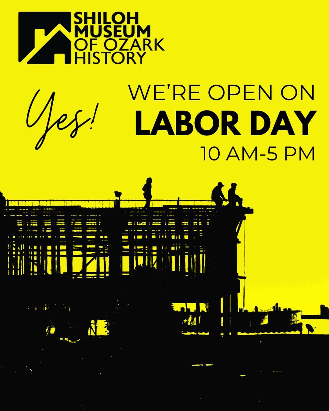 👉 And we're open today (Saturday) as well! Come see us. It's cool inside!
#ShilohMuseum #OzarkHistory #ArkansasOzarks